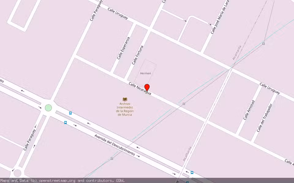 Mapa de Subasta Inmueble (Nave industrial) en Alcantarilla, Murcia