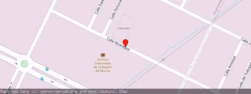 Mapa de Subasta de Inmueble (Nave industrial) en Alcantarilla, Murcia 