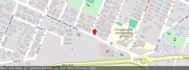 Mapa de Subasta de Inmueble (Vivienda) en Riba-roja De Túria, Valencia 
