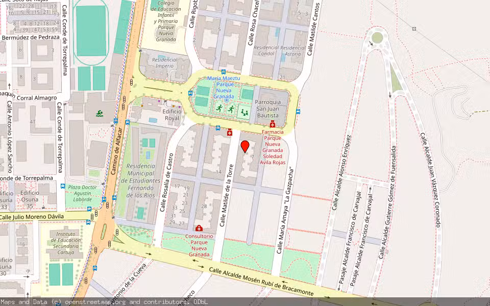 Mapa de Subasta Inmueble (Vivienda) en Granada