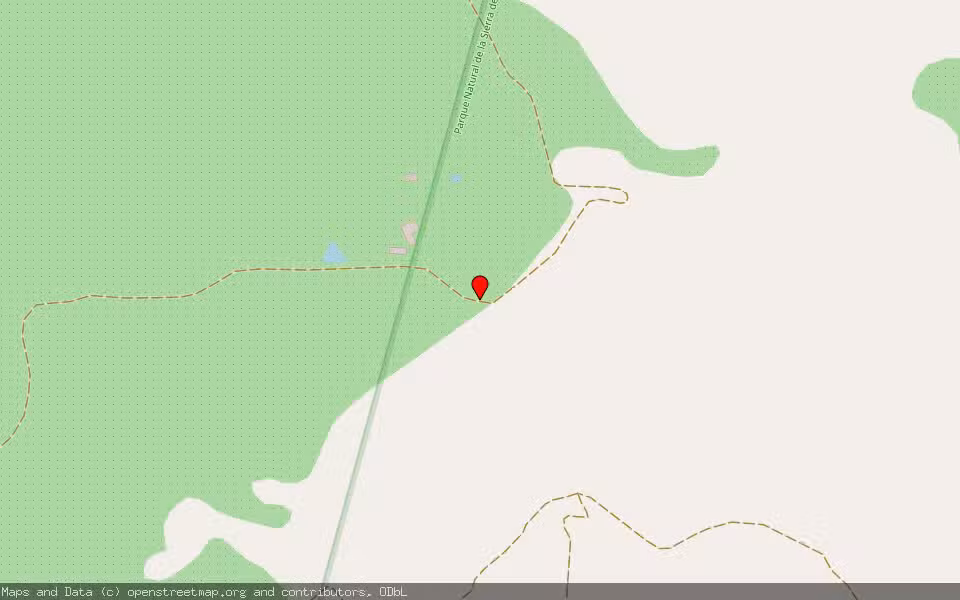 Mapa de Subasta Inmueble (Finca rústica) en Cazorla, Jaén