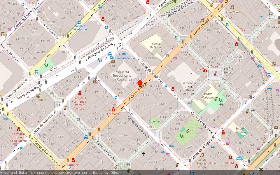 Mapa de Subasta Inmueble (Garaje) en Barcelona