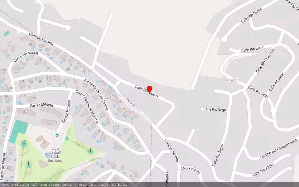 Mapa de Subasta Inmueble (Local comercial) en Teulada, Alicante/Alacant