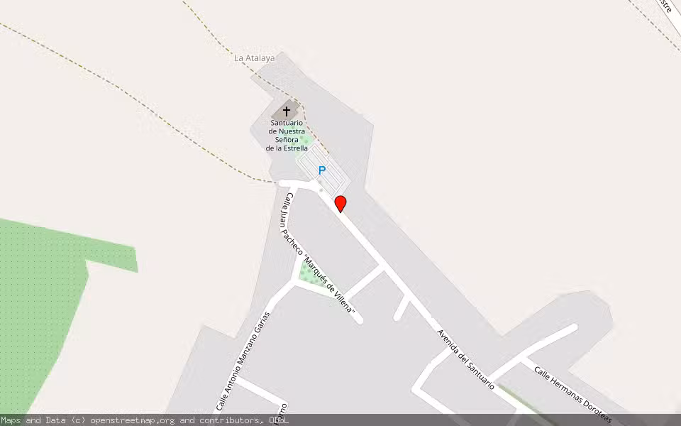 Mapa de Subasta Inmueble (Vivienda) en Los Santos De Maimona, Badajoz