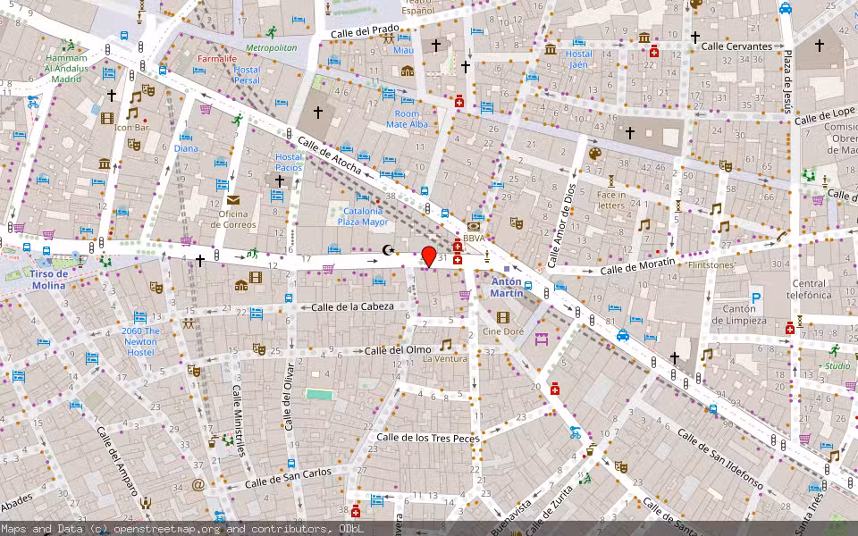 Mapa de Subasta Inmueble (Vivienda) en Madrid