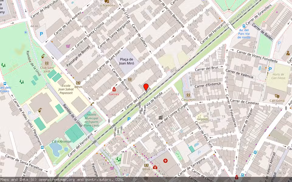 Mapa de Subasta Inmueble (Vivienda) en Mollet Del Vallès, Barcelona