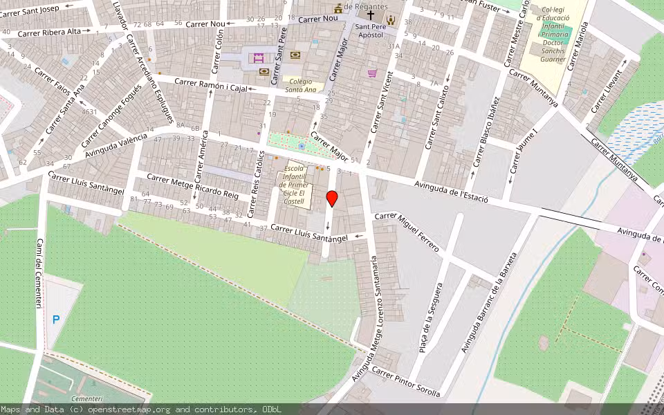 Mapa de Subasta Inmueble (Vivienda) en Valencia, Valencia/València