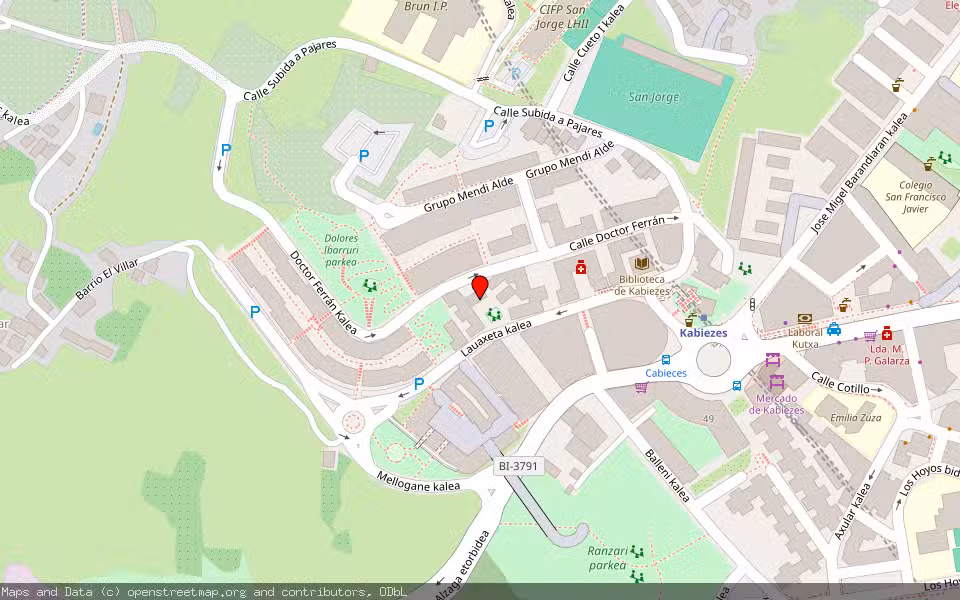 Mapa de Subasta Inmueble (Vivienda) en Santurce, Bizkaia