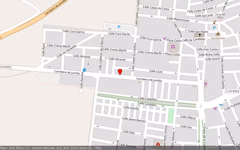 Mapa de Subasta Inmueble (Vivienda) en Pinoso, Alicante/Alacant