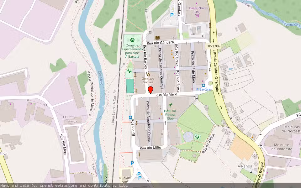 Mapa de Subasta Inmueble (Trastero) en Cambre, A Coruña