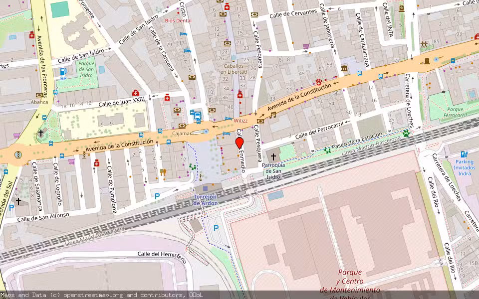 Mapa de Subasta Inmueble (Vivienda) en Torrejon De Ardoz, Madrid