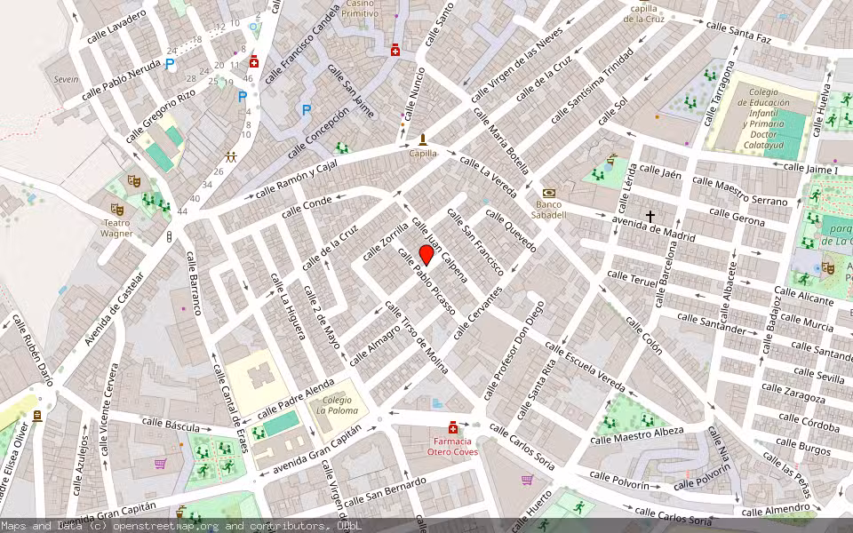 Mapa de Subasta Inmueble (Vivienda) en Aspe, Alicante/Alacant