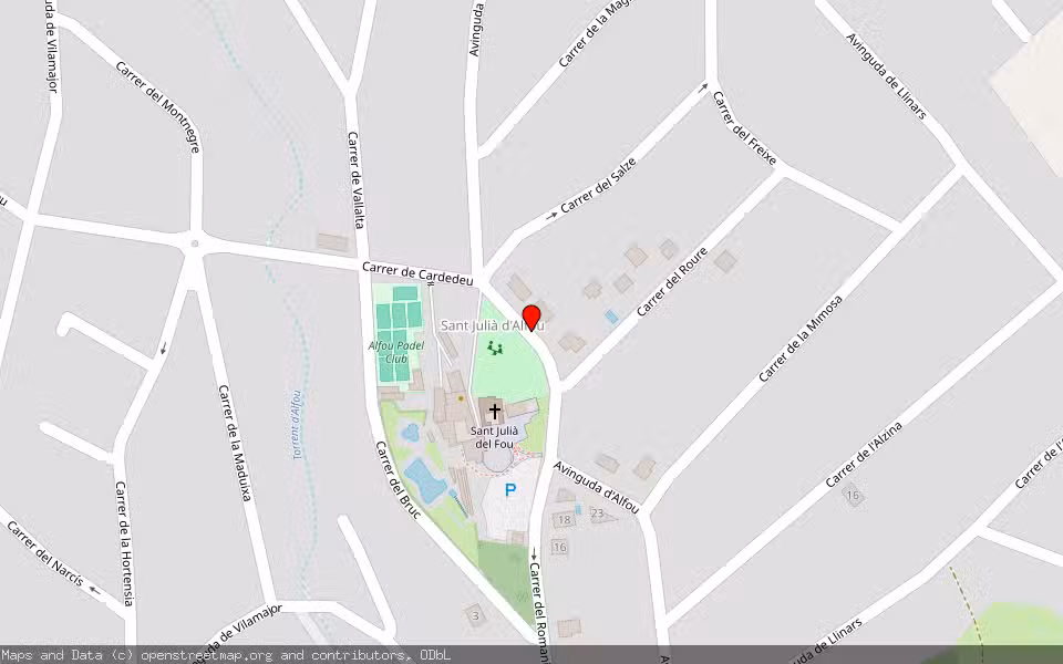 Mapa de Subasta Inmueble (Vivienda) en Sant Antoni De Vilamajor, Barcelona