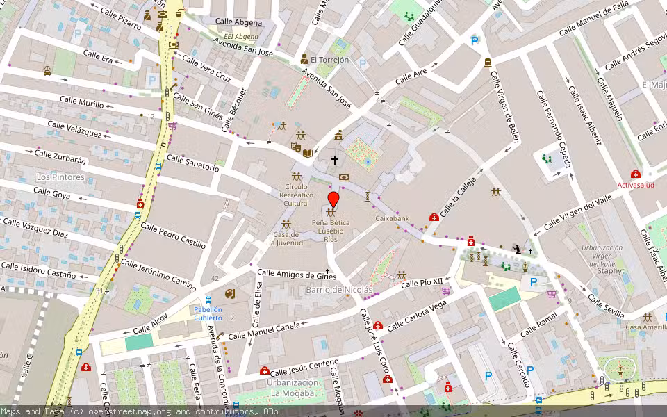 Mapa de Subasta Inmueble (Vivienda) en Gines, Sevilla