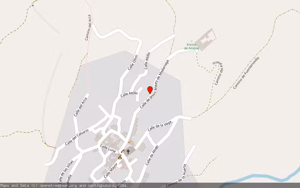 Mapa de Subasta Inmueble (Vivienda) en Ambite De Tajula, Madrid