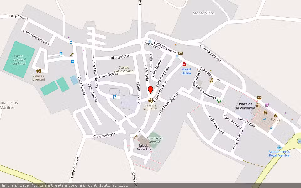 Mapa de Subasta Inmueble (Vivienda) en Manilva, Málaga