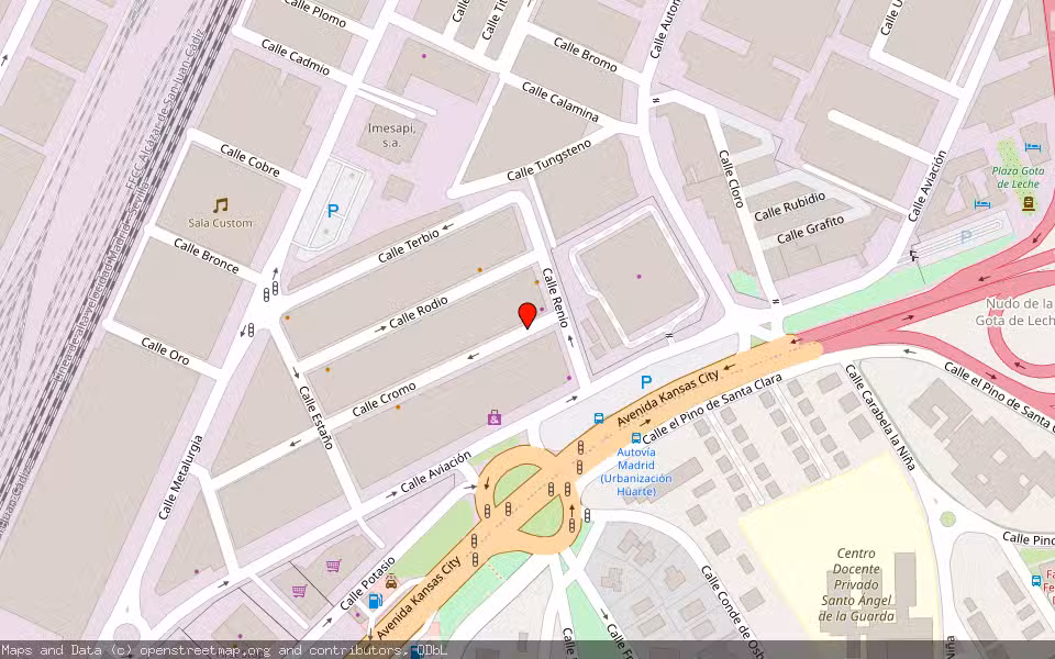 Mapa de Subasta Inmueble (Garaje) en Sevilla