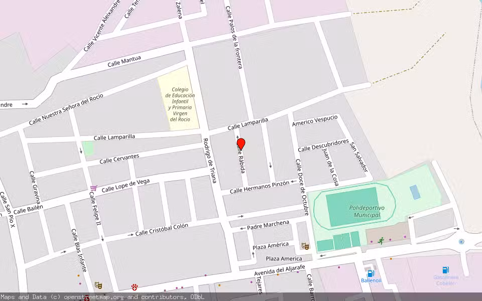 Mapa de Subasta Inmueble (Vivienda) en Pilas, Sevilla