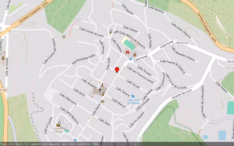 Mapa de Subasta Inmueble (Vivienda) en Lerín, Navarra