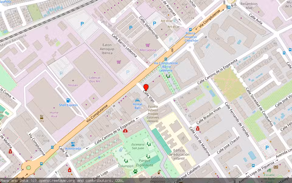 Mapa de Subasta Inmueble (Vivienda) en Alcala De Henares, Madrid