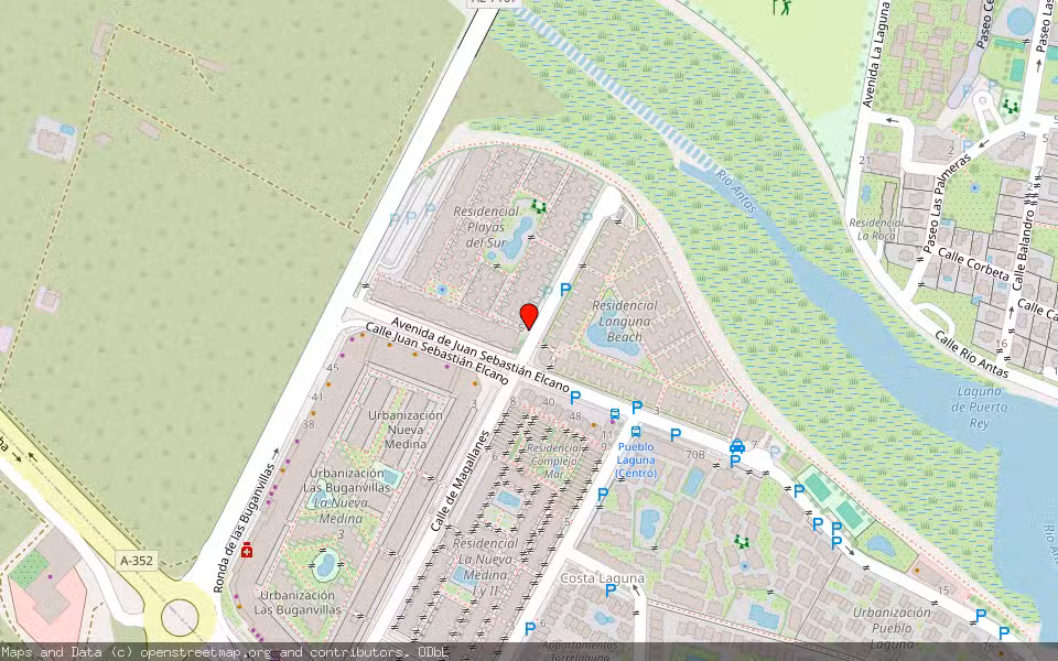 Mapa de Subasta Inmueble (Vivienda) en Vera, Almería