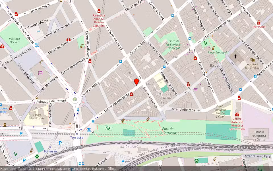 Mapa de Subasta Inmueble (Vivienda) en Hospitalet De Llobregat (l'), Barcelona