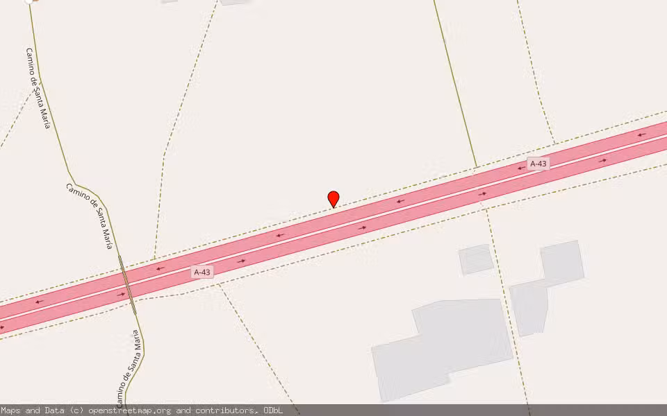 Mapa de Subasta Inmueble (Finca rústica) en Argamasilla De Alba, Ciudad Real