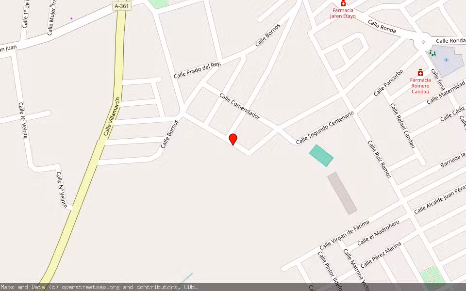 Mapa de Subasta Inmueble (Vivienda) en Montellano, Sevilla