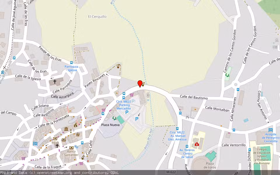 Mapa de Subasta Inmueble (Vivienda) en Cercedilla, Madrid