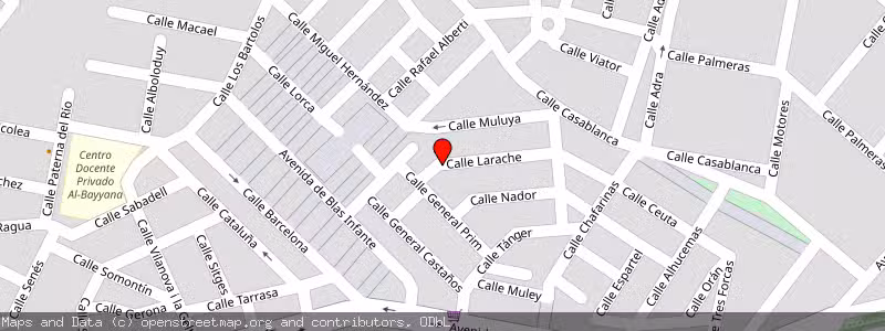 Mapa de Subasta de Inmueble (Vivienda) en Roquetas De Mar, Almería 