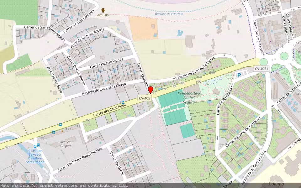 Mapa de Subasta Inmueble (Vivienda) en Torrent, Valencia/València
