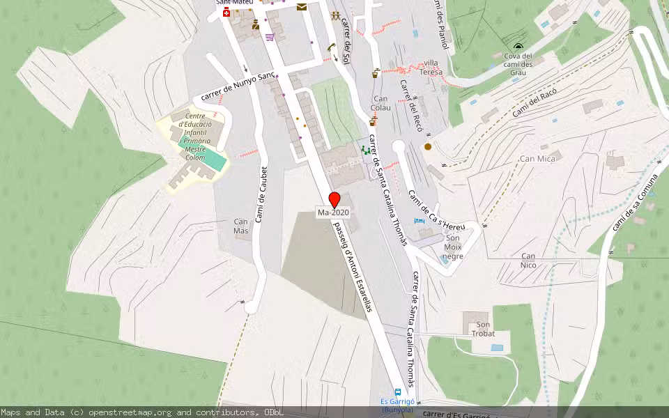Mapa de Subasta Inmueble (Vivienda) en Bunyola, Illes Balears