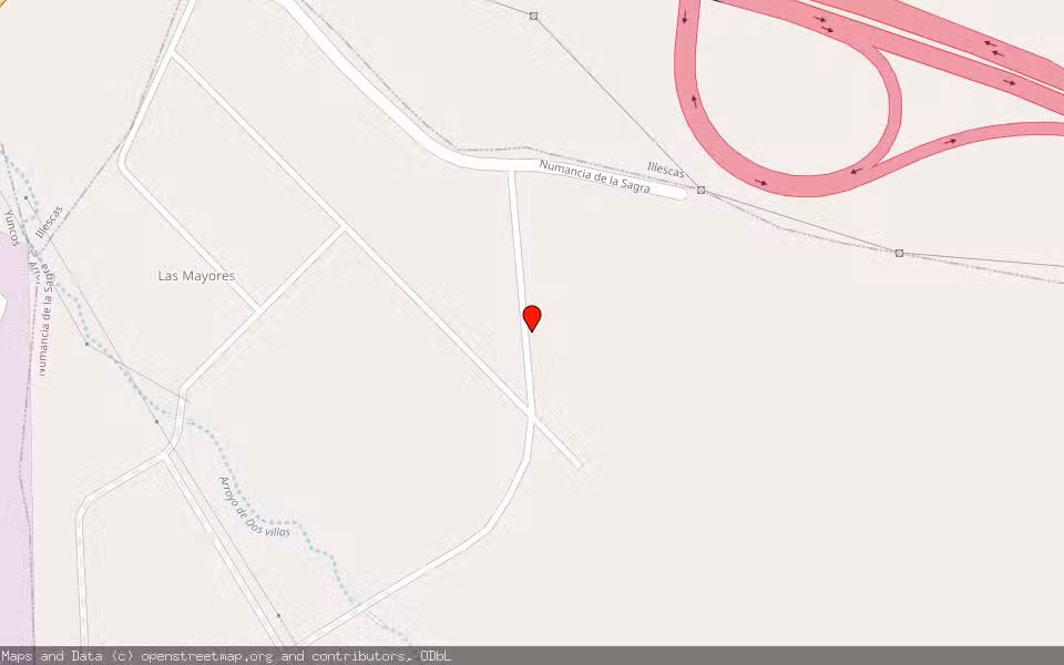 Mapa de Subasta Inmueble (Solar) en Numancia De La Sagra, Toledo