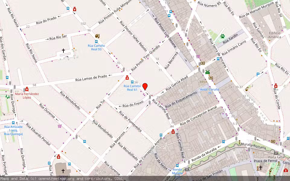 Mapa de Subasta Inmueble (Vivienda) en Lugo