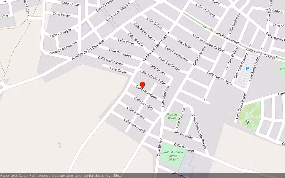 Mapa de Subasta Inmueble (Vivienda) en Roquetas De Mar, Almería