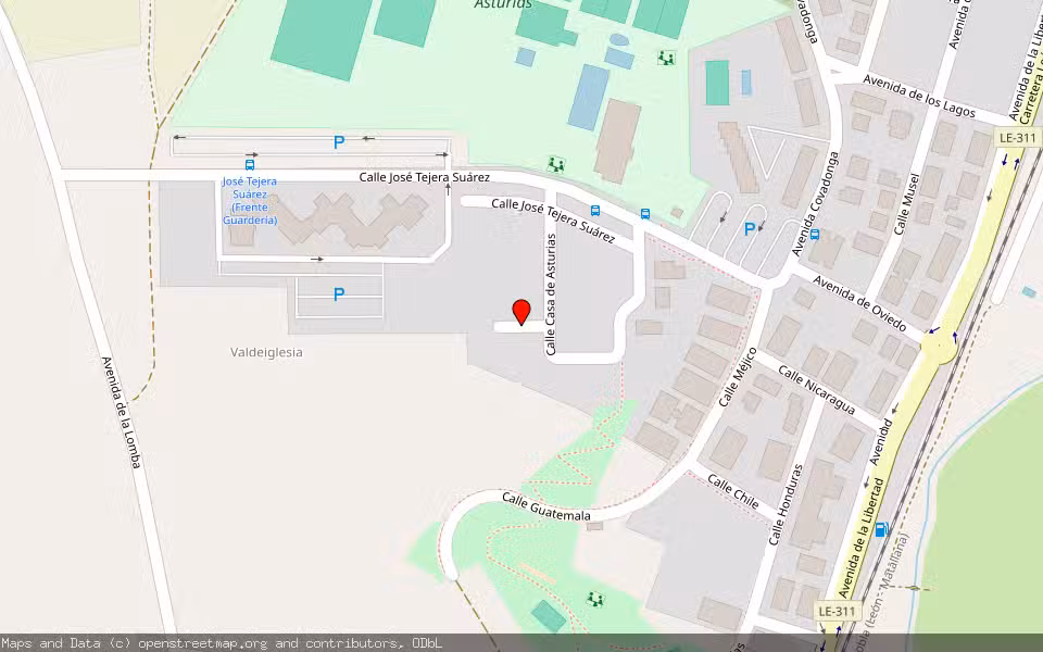 Mapa de Subasta Inmueble (Vivienda) en Navatejera, León