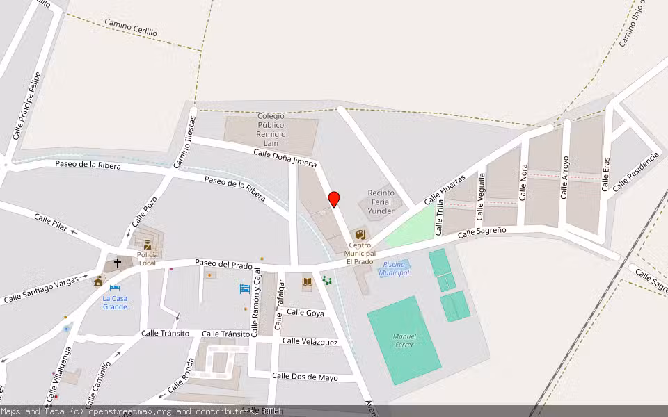 Mapa de Subasta Inmueble (Trastero) en Yuncler, Toledo