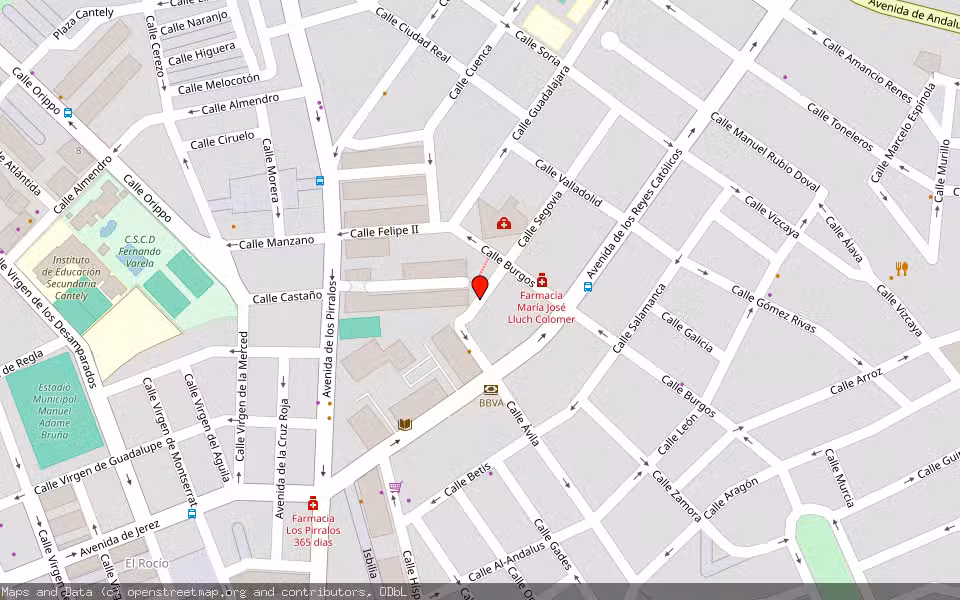 Mapa de Subasta Inmueble (Vivienda) en Dos Hermanas, Sevilla