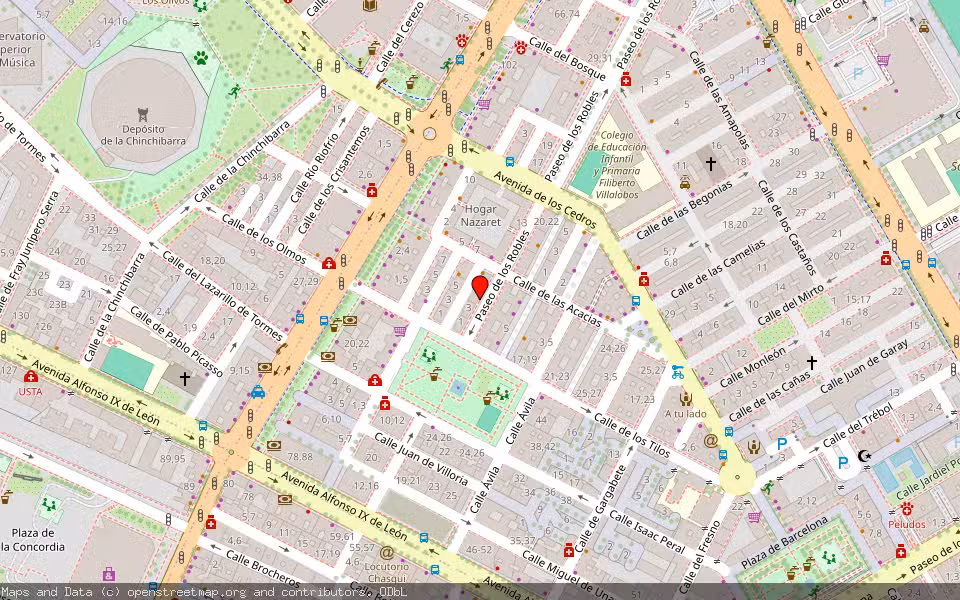 Mapa de Subasta Inmueble (Vivienda) en Salamanca
