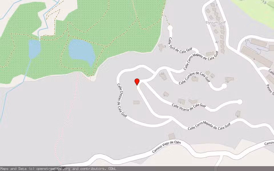 Mapa de Subasta Inmueble (Vivienda) en Mijas, Málaga