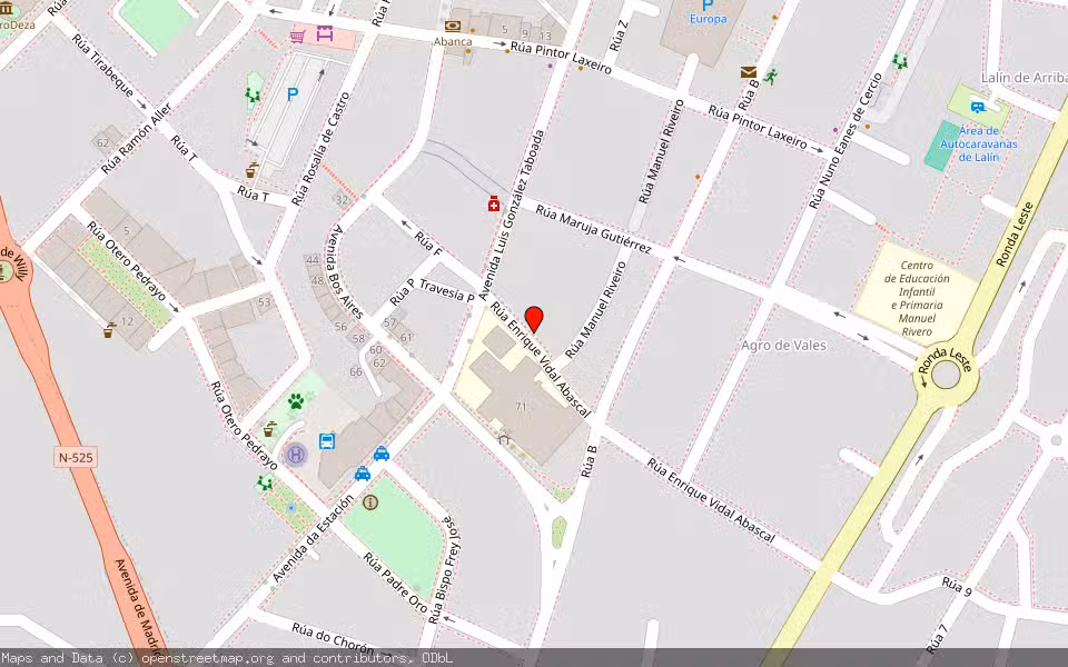 Mapa de Subasta Inmueble (Solar) en Lalin, Pontevedra