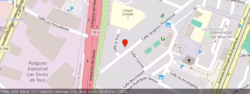Mapa de Subasta de Inmueble (Vivienda) en Santa Cruz De Tenerife, Santa Cruz de Tenerife 
