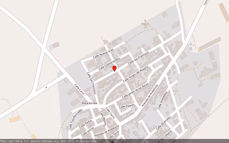 Mapa de Subasta Inmueble (Vivienda) en Dehesas Viejas, Granada