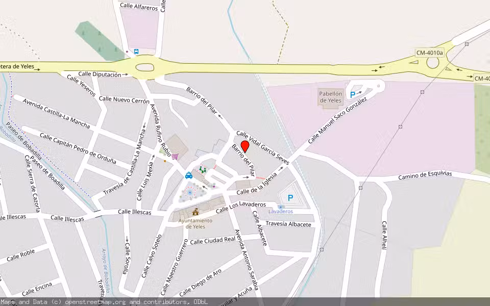 Mapa de Subasta Inmueble (Vivienda) en Yeles, Toledo