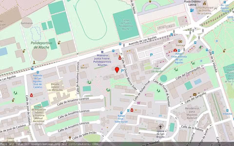 Mapa de Subasta Inmueble (Vivienda) en Madrid