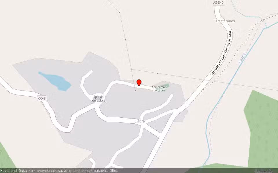 Mapa de Subasta Inmueble (Finca rústica) en Cangas De Onis, Asturias