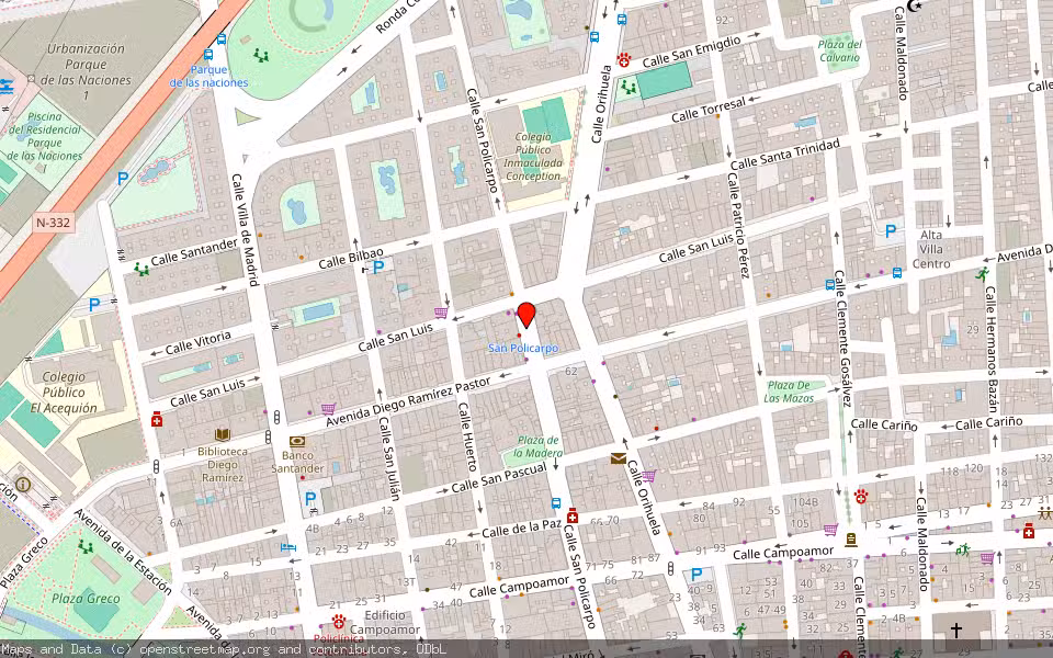 Mapa de Subasta Inmueble (Vivienda) en Torrevieja, Alicante/Alacant