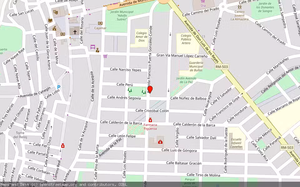 Mapa de Subasta Inmueble (Vivienda) en Pedreguer, Alicante/Alacant