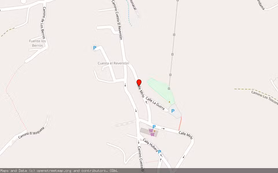 Mapa de Subasta Inmueble (Vivienda) en Santa Brígida, Las Palmas