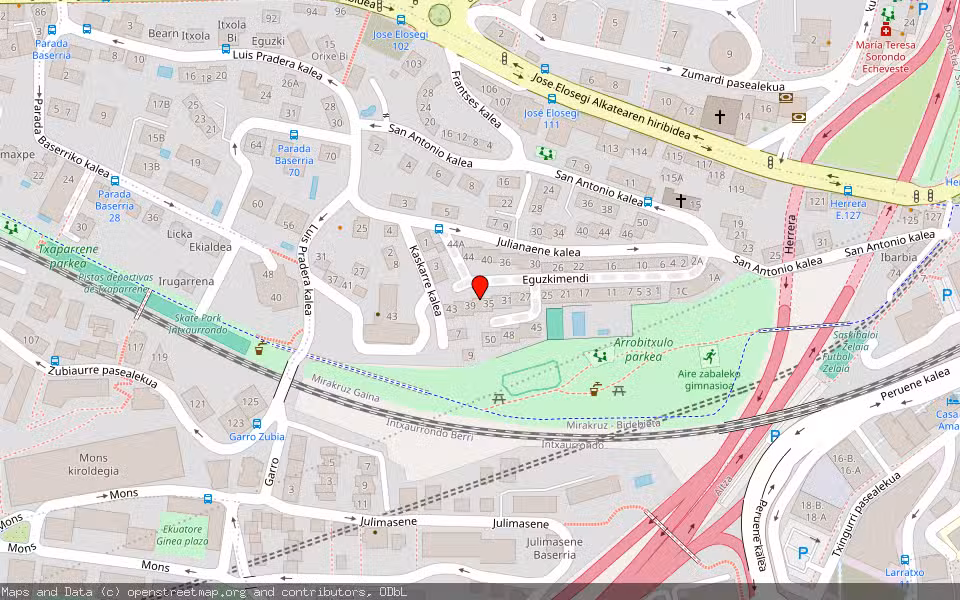 Mapa de Subasta Inmueble (Vivienda) en Donostia, Gipuzkoa